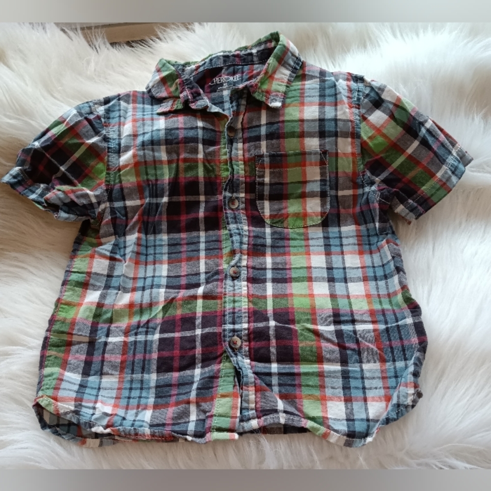 Boy's Button Down Shirt by Cherokee, Size 5T